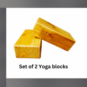 Yoga wooden Block (set of 2)