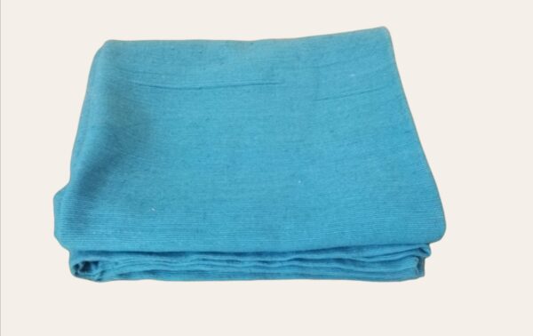 blue yoga blanket