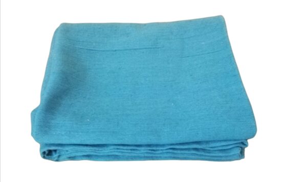 Blue yoga blanket