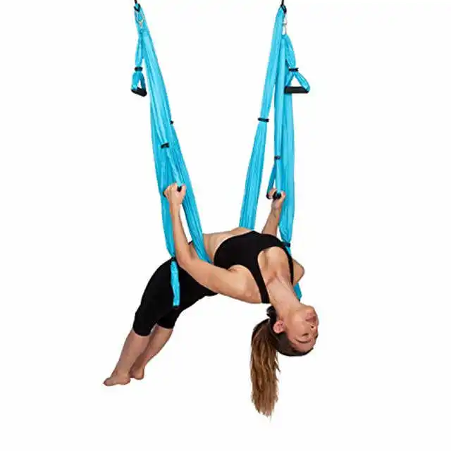 Blue Aerial Yoga Hammock